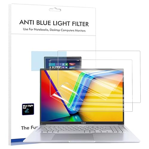 carinacoco Displayschutzfolie für Asus Vivobook 16 16 Zoll (40,6 cm), ultradünn, weich, robust, HD, klar, bruchsicher, kratzfest, keine Blasen, berührungsempfindliche PET-Folie, 2 Stück von carinacoco