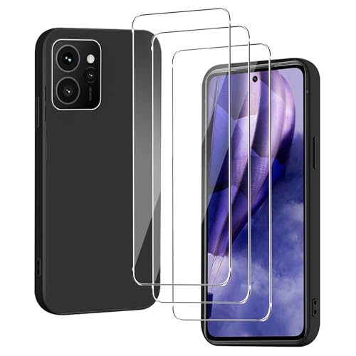 carinacoco Hülle für HMD Skyline mit 3 Panzerglas Schutzfolie, Ultra Dünn Stoßfest Bumper Anti-Scratch Rugged Soft Touch TPU Matte Handyhülle Schwarz carinacoco Hülle für HMD Skyline mit 3 Panzerglas Schutzfolie, Ultra Dünn Stoßfest Bumper Anti-Scratch Rugged Soft Touch TPU Matte Handyhülle Schwarz von carinacoco