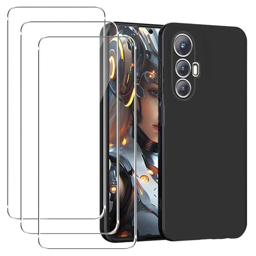 carinacoco Schutzhülle für CUBOT MAX 5 2024, mit 3 Displayschutzfolien aus gehärtetem Glas, ultradünn, stoßfest, kratzfest, robust, weich, TPU, matt, Schwarz carinacoco Schutzhülle für CUBOT MAX 5 2024, mit 3 Displayschutzfolien aus gehärtetem Glas, ultradünn, stoßfest, kratzfest, robust, weich, TPU, matt, Schwarz von carinacoco