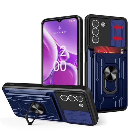 carinacoco Schutzhülle für Nokia G42 5G, mit Schiebe-Kamera-Abdeckung, drehbarem Fingerringständer, abnehmbarem Kartenhalter, weiches TPU + hartes Polycarbonat, kratzfest, Militärqualität, stoßfest, carinacoco Schutzhülle für Nokia G42 5G, mit Schiebe-Kamera-Abdeckung, drehbarem Fingerringständer, abnehmbarem Kartenhalter, weiches TPU + hartes Polycarbonat, kratzfest, Militärqualität, stoßfest, von carinacoco
