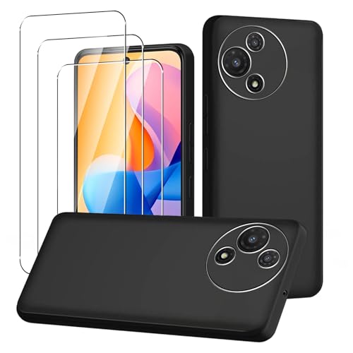 carinacoco Schutzhülle für TCL 60R 5G, mit 3 Displayschutzfolien aus gehärtetem Glas, ultradünn, stoßfest, kratzfest, robust, weich, TPU, matt, Schwarz carinacoco Schutzhülle für TCL 60R 5G, mit 3 Displayschutzfolien aus gehärtetem Glas, ultradünn, stoßfest, kratzfest, robust, weich, TPU, matt, Schwarz von carinacoco
