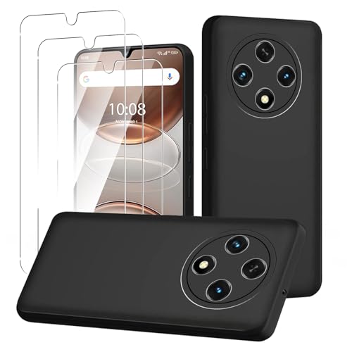 carinacoco Schutzhülle für UMIDIGI G100/G100A mit 3 Displayschutzfolien aus gehärtetem Glas, ultradünn, stoßfest, kratzfest, robust, weich, TPU, matt, Schwarz carinacoco Schutzhülle für UMIDIGI G100/G100A mit 3 Displayschutzfolien aus gehärtetem Glas, ultradünn, stoßfest, kratzfest, robust, weich, TPU, matt, Schwarz von carinacoco