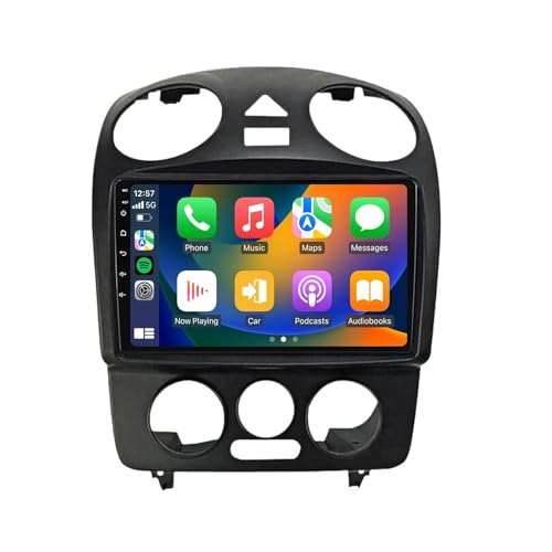 Android 11 Autoradio 9 Zoll Touchscreen Für VW Volkswagen Beetle Eingebaut Carplay Android Auto Unterstützt Navigation GPS Mirror Link 4G WiFi HiFi DSP RDS BT 5.0 DAB SWC Rückfahrkamera(8Core+8G+128G+ von carmacarguo