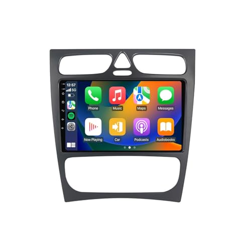 Android 12 10 Zoll Autoradio HD Touchscreen Für Benz C-CLASS 2000-2004 Mit Carplay Android Auto Unterstützt Hi-Fi DVR FM AM Bluetooth 5.0 DSP RDS Link Spiegeln DAB GPS Navigation SWC Rückfahrkamera(A, Android 12 10 Zoll Autoradio HD Touchscreen Für Benz C-CLASS 2000-2004 Mit Carplay Android Auto Unterstützt Hi-Fi DVR FM AM Bluetooth 5.0 DSP RDS Link Spiegeln DAB GPS Navigation SWC Rückfahrkamera(A, von carmacarguo