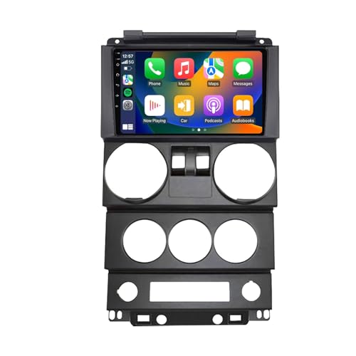 Android 12 Autoradio 9 Zoll HD Touchscreen Für Jeep Wrangler Rubicon 2008-2010 Eingebaut Kabelloses Carplay Android Auto Unterstützt Hi-Fi DVR FM AM BT 5.0 DSP RDS DAB GPS SWC Rückfahrkamera(B,8Core+6 Android 12 Autoradio 9 Zoll HD Touchscreen Für Jeep Wrangler Rubicon 2008-2010 Eingebaut Kabelloses Carplay Android Auto Unterstützt Hi-Fi DVR FM AM BT 5.0 DSP RDS DAB GPS SWC Rückfahrkamera(B,8Core+6 von carmacarguo