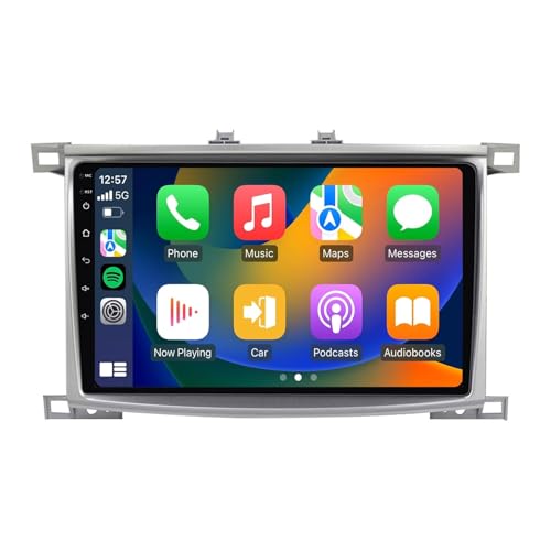 Android 12 Autoradio Für Toyota Land Cruiser 100 2002-2007 10 Zoll Touchscreen Mit Kabelloses Carplay Android Auto Unterstützt Hi-Fi DVR FM AM BT 5.0 DSP RDS Link Spiegeln DAB GPS SWC Rückfahrkamera(A Android 12 Autoradio Für Toyota Land Cruiser 100 2002-2007 10 Zoll Touchscreen Mit Kabelloses Carplay Android Auto Unterstützt Hi-Fi DVR FM AM BT 5.0 DSP RDS Link Spiegeln DAB GPS SWC Rückfahrkamera(A von carmacarguo