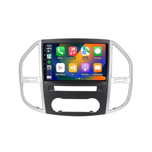 Autoradio Android 12 Für Benz Vito 3 2014-2020 9 Zoll Touchscreen Mit Carplay Android Auto Unterstützt Hi-Fi DVR FM AM Bluetooth 5.0 DSP RDS Link Spiegeln DAB GPS Navigation SWC Rückfahrkamera(4Core+1 Autoradio Android 12 Für Benz Vito 3 2014-2020 9 Zoll Touchscreen Mit Carplay Android Auto Unterstützt Hi-Fi DVR FM AM Bluetooth 5.0 DSP RDS Link Spiegeln DAB GPS Navigation SWC Rückfahrkamera(4Core+1 von carmacarguo