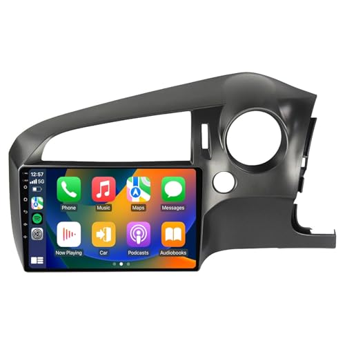 Autoradio Android 12 Für Honda Stream 2009-2013 9 Zoll HD Touchscreen Eingebaut Carplay Android Auto Unterstützt Hi-Fi DVR FM AM BT 5.0 DSP RDS Link Spiegeln DAB GPS Navigation SWC Rückfahrkamera(8Cor von carmacarguo