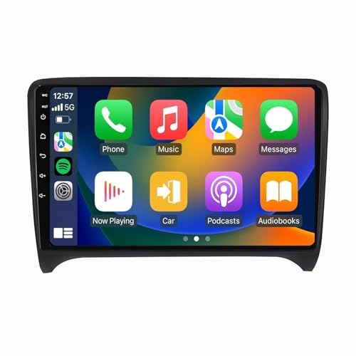 Für Audi TT 2006-2012 Android 11 Autoradio 9 Zoll HD Touchscreen Mit Carplay Android Auto Unterstützt Navigation GPS Mirror Link 4G WiFi HiFi DSP RDS BT 5.0 DAB SWC Rückfahrkamera(8Core+2G+32G+WIFI-M2 Für Audi TT 2006-2012 Android 11 Autoradio 9 Zoll HD Touchscreen Mit Carplay Android Auto Unterstützt Navigation GPS Mirror Link 4G WiFi HiFi DSP RDS BT 5.0 DAB SWC Rückfahrkamera(8Core+2G+32G+WIFI-M2 von carmacarguo