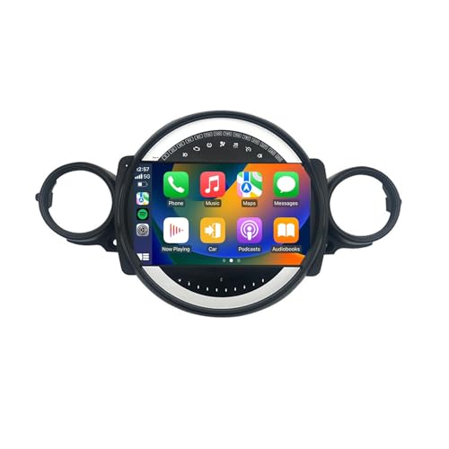 Für BMW Mini 2007-2015 Android 12 Autoradio 9 Zoll IPS Touchscreen Mit Kabelloses Carplay Android Auto Unterstützt HiFi DAB Navigation Mirror Link DSP RDS Bluetooth 5.0 FM AM DVR SWC Rückfahrkamera(4C Für BMW Mini 2007-2015 Android 12 Autoradio 9 Zoll IPS Touchscreen Mit Kabelloses Carplay Android Auto Unterstützt HiFi DAB Navigation Mirror Link DSP RDS Bluetooth 5.0 FM AM DVR SWC Rückfahrkamera(4C von carmacarguo