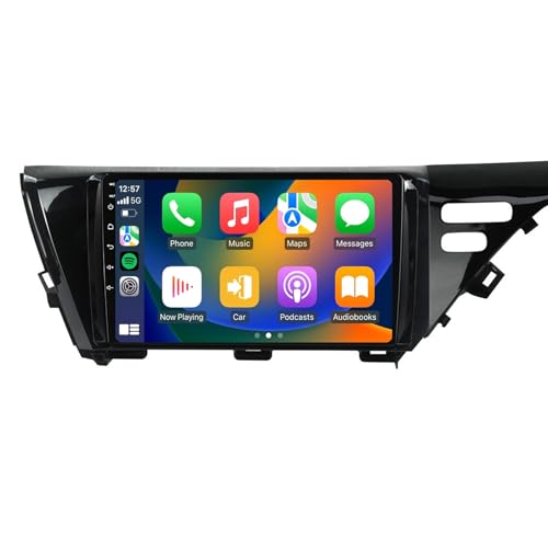 Für Toyota Camry 2017-2020 10 Zoll Android 11 Touchscreen Autoradio Mit Kabelloses Carplay Android Auto Unterstützt HiFi DAB Navigation Mirror Link DSP RDS Bluetooth 5.0 FM AM DVR SWC Rückfahrkamera(4 von carmacarguo