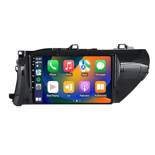 Für Toyota Hilux 2015-2020 Android 11 10 Zoll HD Touchscreen Autoradio Eingebaut Carplay Android Auto Unterstützt Hi-Fi DVR FM AM BT 5.0 DSP RDS Link Spiegeln DAB GPS Navigation SWC Rückfahrkamera(B,8 Für Toyota Hilux 2015-2020 Android 11 10 Zoll HD Touchscreen Autoradio Eingebaut Carplay Android Auto Unterstützt Hi-Fi DVR FM AM BT 5.0 DSP RDS Link Spiegeln DAB GPS Navigation SWC Rückfahrkamera(B,8 von carmacarguo