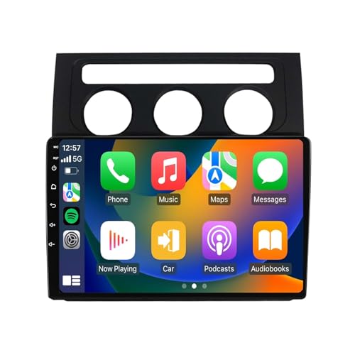 Für VW Touran 2003-2010 Android 11 10 Zoll IPS Touchscreen Autoradio Eingebaut Carplay Android Auto Unterstützt Hi-Fi DVR FM AM BT 5.0 DSP RDS Link Spiegeln DAB GPS Navigation SWC Rückfahrkamera(A,8Co von carmacarguo