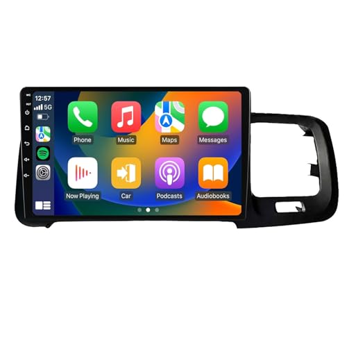 Für Volvo S60 V60 2011-2020 Autoradio Android 11 9 Zoll Touchscreen Eingebaut Kabelloses Carplay Android Auto Unterstützt HiFi DAB GPS Mirror Link DSP RDS Bluetooth 5.0 FM AM DVR SWC Rückfahrkamera(A, Für Volvo S60 V60 2011-2020 Autoradio Android 11 9 Zoll Touchscreen Eingebaut Kabelloses Carplay Android Auto Unterstützt HiFi DAB GPS Mirror Link DSP RDS Bluetooth 5.0 FM AM DVR SWC Rückfahrkamera(A, von carmacarguo