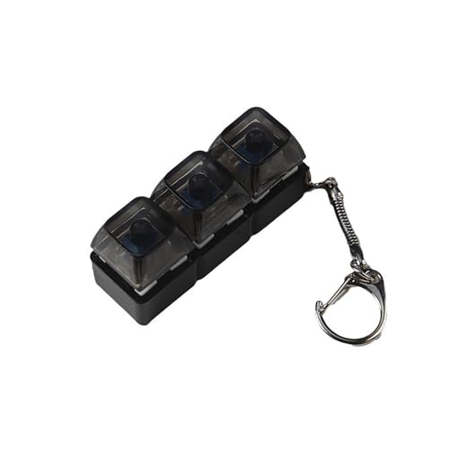 carotoe Schaltertester, Schlüsselanhänger, Anhänger mit LED-Licht zum Testen mechanischer Tastaturschalter, Stressabbau-Spielzeug von carotoe