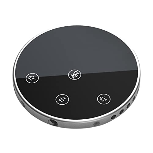 carotoe USB-Freisprecheinrichtung, omnidirektional, mit Lautstärkeregler, für Stummschaltung, PC-Mikrofon, Plug-and-Play, für Kondensator-Desktop von carotoe