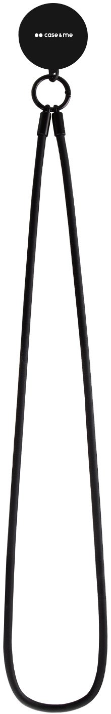 Jelly Silicone Umhängeband schwarz von case&me