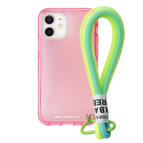 case&me Urban Schutzhülle für iPhone 12/12 Pro, multifunktional, abnehmbar, transparent, bunt, modisch, Rosa case&me Urban Schutzhülle für iPhone 12/12 Pro, multifunktional, abnehmbar, transparent, bunt, modisch, Rosa von case&me