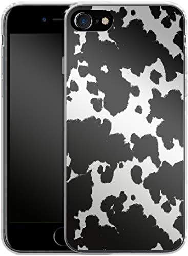 caseable Apple iPhone 7/8/SE(2020) Handyhülle - Silikon Schutzhülle - stoßdämpfend & Kratzfeste Oberfläche - Buntes Design - Cow Print - Animal Print von caseable