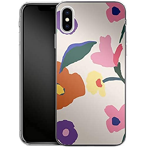 caseable Apple iPhone XS Max Handyhülle - Silikon Schutzhülle - stoßdämpfend & Kratzfeste Oberfläche - Buntes Design - Handpainted Blooms - Floral Blumen von caseable