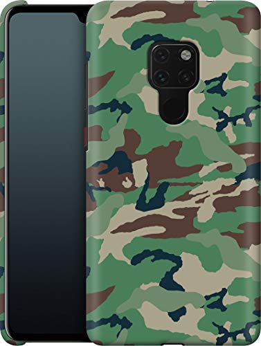 caseable Huawei Mate 20 Handyhülle - Hardcase Schutzhülle - stoßdämpfend & Kratzfeste Oberfläche - Buntes Design & Rundumdruck - Green and Brown Camo von caseable