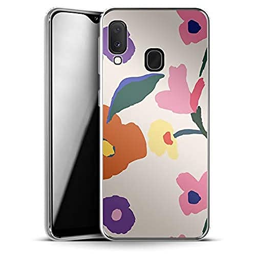 caseable Samsung Galaxy A20e Handyhülle - Silikon Schutzhülle - stoßdämpfend & Kratzfeste Oberfläche - Buntes Design - Handpainted Blooms - Floral Blumen von caseable