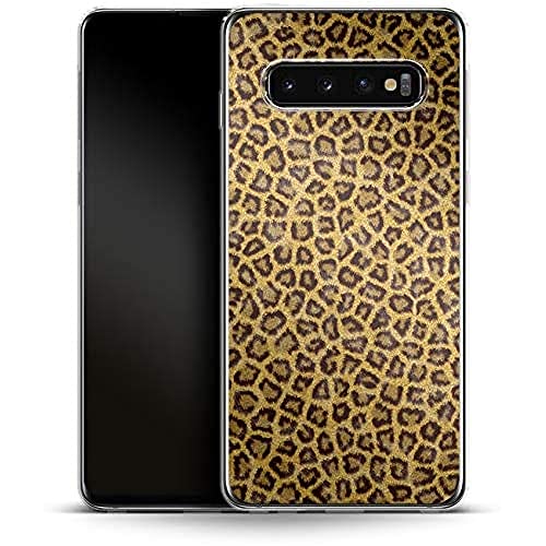 caseable Samsung Galaxy S10 Handyhülle - Silikon Schutzhülle - stoßdämpfend & Kratzfeste Oberfläche - Buntes Design - Leopard Skin - Animal Print von caseable