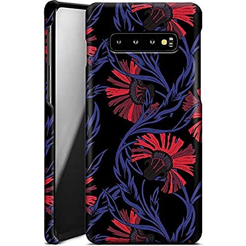 caseable Samsung Galaxy S10 Plus Handyhülle - Hardcase Schutzhülle - stoßdämpfend & Kratzfeste Oberfläche - Buntes Design & Rundumdruck - Midnight Floral - Blumen von caseable