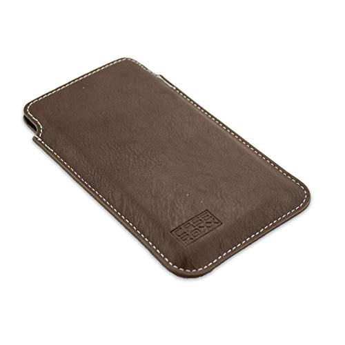 caseroxx Business-Line Etui für Gigaset GL390, Tasche (Business-Line Etui in braun) von caseroxx