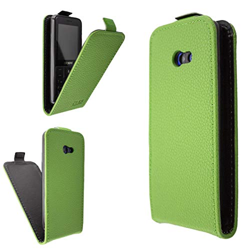 caseroxx Flip Cover für Alcatel 3088 / 3088X, Tasche (Flip Cover in grün) von caseroxx