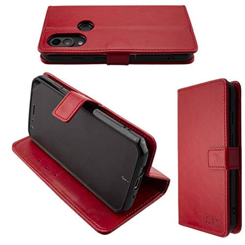 caseroxx Handy Hülle Tasche kompatibel mit Cat S62 / S62 Pro Bookstyle-Case Wallet Case in rot von caseroxx