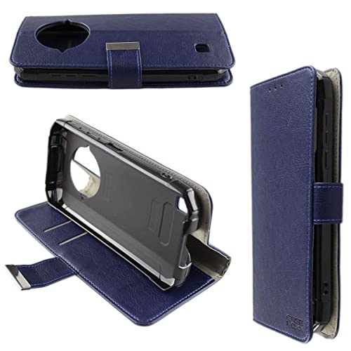 caseroxx Handy Hülle Tasche kompatibel mit Doogee S96 Pro / S96 GT Bookstyle-Case Wallet Case in blau von caseroxx
