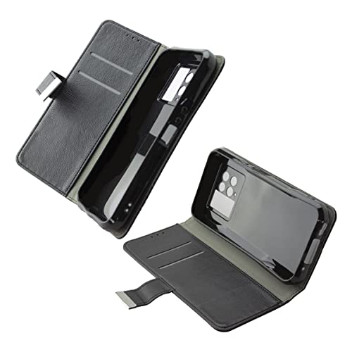caseroxx Handy Hülle Tasche kompatibel mit Doogee V20 Bookstyle-Case Wallet Case in schwarz von caseroxx