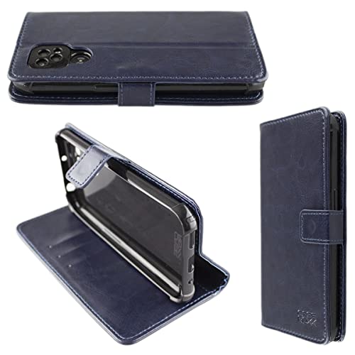 caseroxx Handy Hülle Tasche kompatibel mit Doro 8110/8110 Plus / 8100 Bookstyle-Case Wallet Case in blau von caseroxx