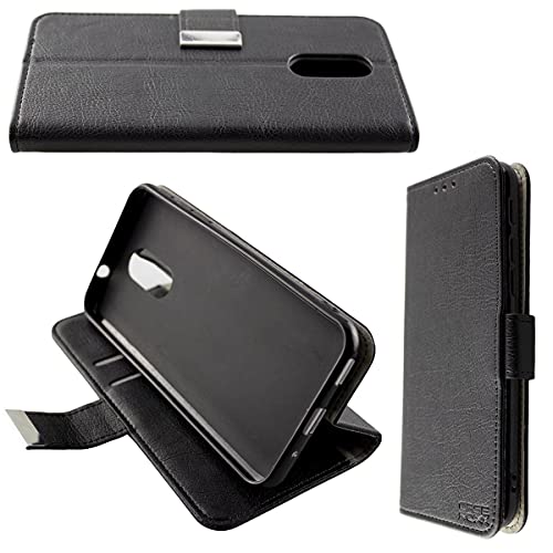 caseroxx Handy Hülle Tasche kompatibel mit Emporia Smart 3 Bookstyle-Case Wallet Case in schwarz von caseroxx