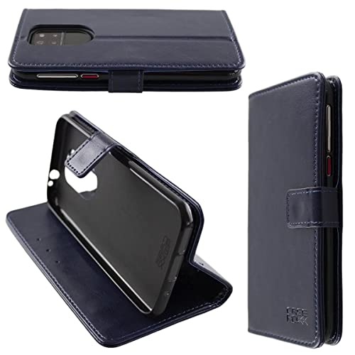 caseroxx Handy Hülle Tasche kompatibel mit Emporia Smart 5 Bookstyle-Case Wallet Case in blau von caseroxx