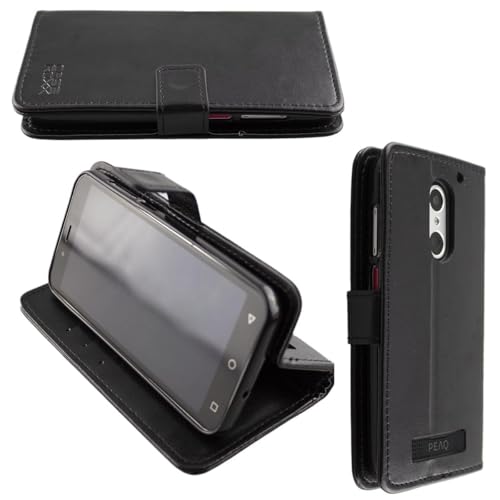 caseroxx Bookstyle Tasche für PEAQ PSP 400, Kunstleder Hülle mit Kartenfach & TPU-Halterung, klappbar, schwarz caseroxx Bookstyle Tasche für PEAQ PSP 400, Kunstleder Hülle mit Kartenfach & TPU-Halterung, klappbar, schwarz von caseroxx