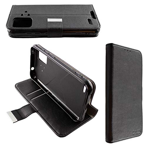 caseroxx Handy Hülle Tasche kompatibel mit UMIDIGI Bison GT Bookstyle-Case Wallet Case in schwarz von caseroxx