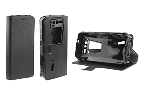 caseroxx Handy Hülle Tasche kompatibel mit Unihertz Tank Bookstyle-Case Wallet Case in schwarz von caseroxx