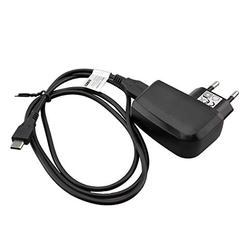 caseroxx Handy Ladekabel Ladegerät/Ladeadapter + Kabel für NOA N8, hochwertiges Set bestehend aus 220V-Adapter und Datenkabel (Flexibles, stabiles Kabel in schwarz) von caseroxx