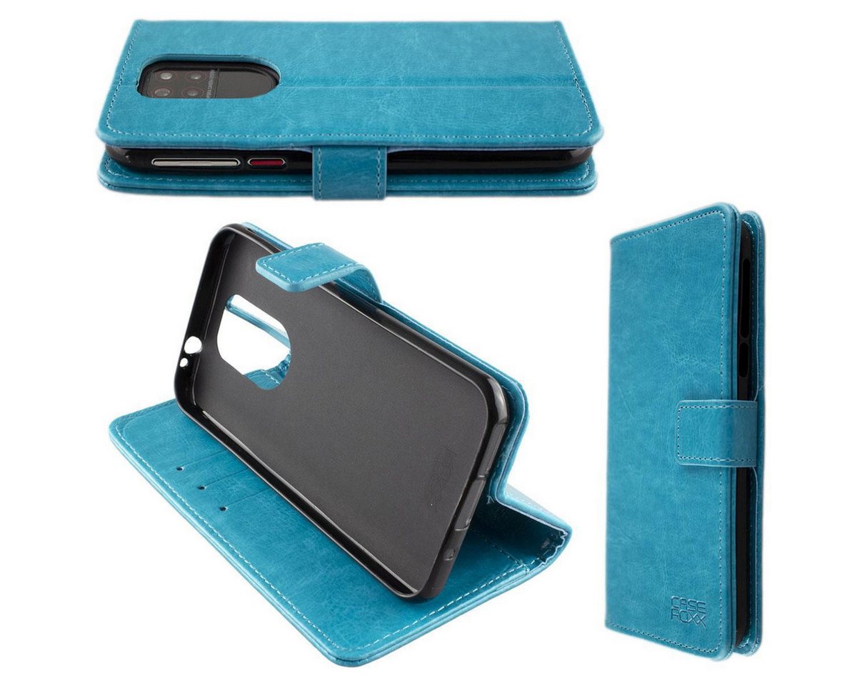 caseroxx Handytasche caseroxx Klapp-Handytasche für Emporia Smart 5 hellblau, Kreditkartenfächer (siehe Bilder) von caseroxx