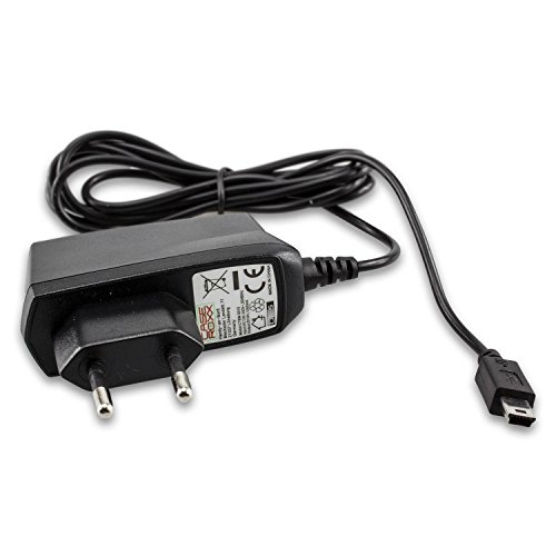 caseroxx Ladegerät Reiselader für Garmin Camper 780, hochwertiges Ladegerät mit Netzteil zum Aufladen (Flexibles, stabiles Kabel in schwarz) von caseroxx