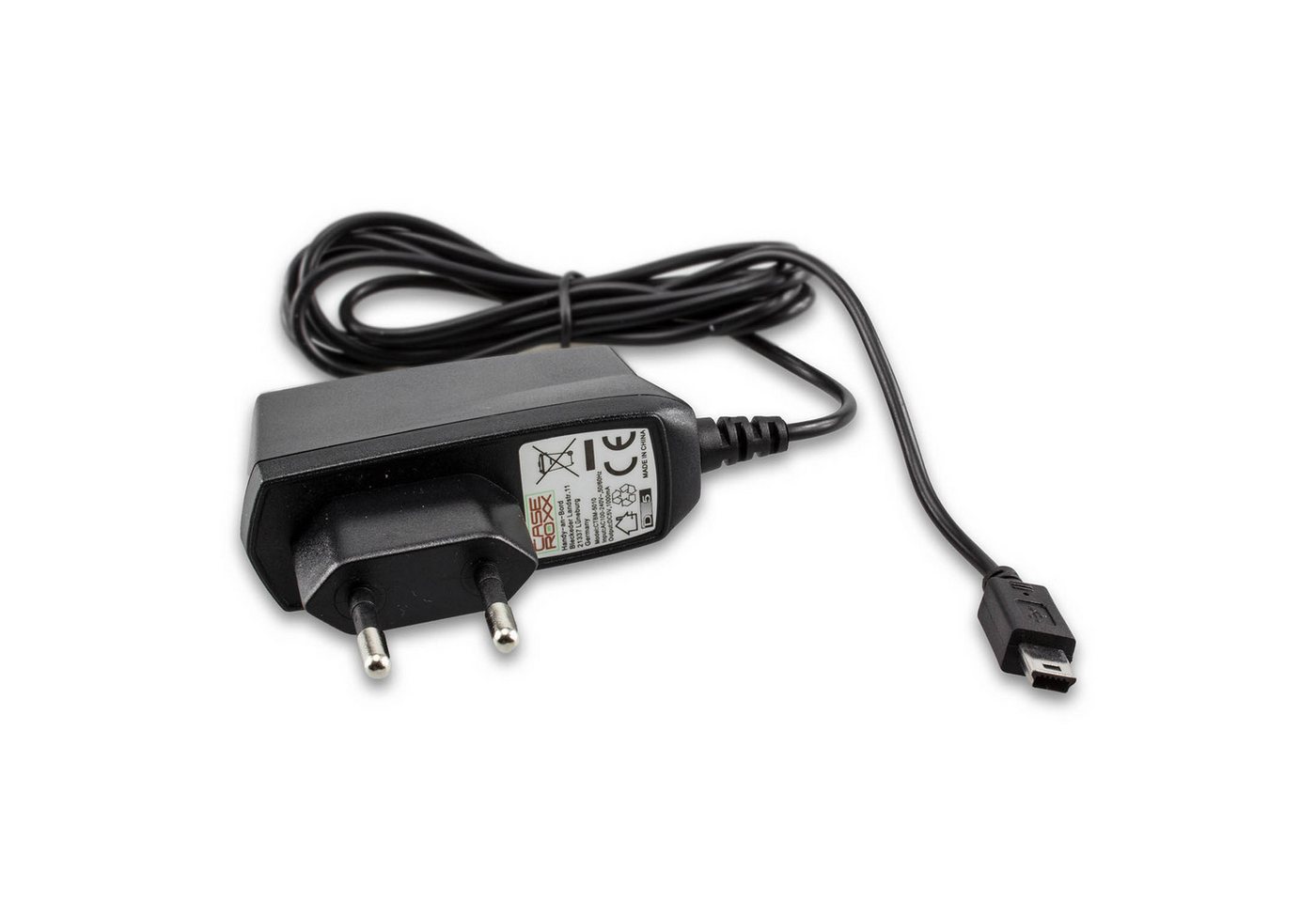 caseroxx Reiselader für Garmin nüvi 255T Smartphone-Ladegerät (1.0 mA, Einzelartikel, 1-tlg., Ladegerät, Ladegeärt für Garmin) von caseroxx