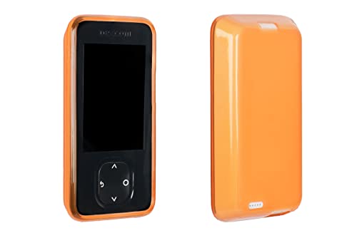 caseroxx Hülle kompatibel mit Dexcom G7 / ONE+ [Blutzuckermessgerät Protective Case Tasche in orange] von caseroxx