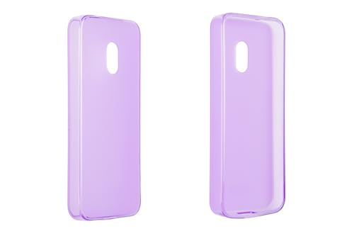 caseroxx Schutz-Hülle kompatibel mit Nokia 235 4G (2024) / 215 4G (2024) / 220 4G (2024), lila TPU-Hülle aus flexiblem Gummi, stoßfeste Handy-Tasche mit Kantenschutz, passgenau & robust für den Alltag von caseroxx