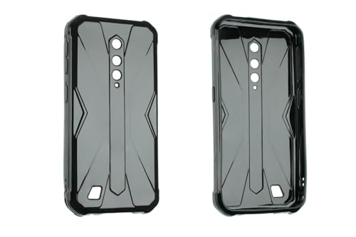 caseroxx Schutz-Hülle TPU-Hülle kompatibel mit Ulefone Armor X12 / X12 Pro, Gummi Handy Tasche schwarz von caseroxx