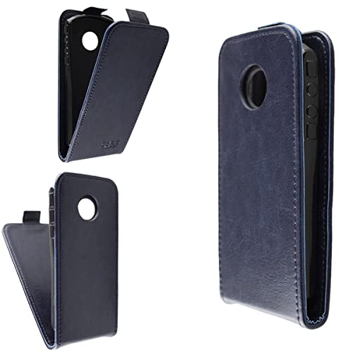 caseroxx Schutz Tasche Hülle Flip Cover kompatibel mit Emporia Simplicity (V27), Smartphone Tasche Flip Cover in blau von caseroxx