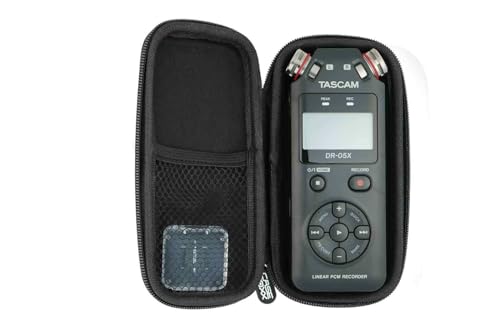 caseroxx Schutztasche für Audio Recorder passend für Tascam DR-05X Aufbewahrungstasche Audio Recorder von caseroxx