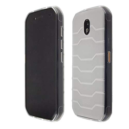 caseroxx Handy Cover für Cat S42 / S42 H+, TPU-Hülle, flexibel & stoßfest, Schutzhülle aus TPU, weiß-transparent von caseroxx