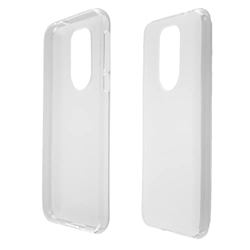caseroxx Schutz-Hülle kompatibel mit Emporia Smart 5, weiß-transparent TPU-Hülle aus flexiblem Gummi, stoßfeste Handy-Tasche mit Kantenschutz, passgenau & robust für den Alltag von caseroxx